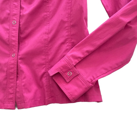 Pink Embroidered Long Sleeve Shirt - Picture 5 of 14